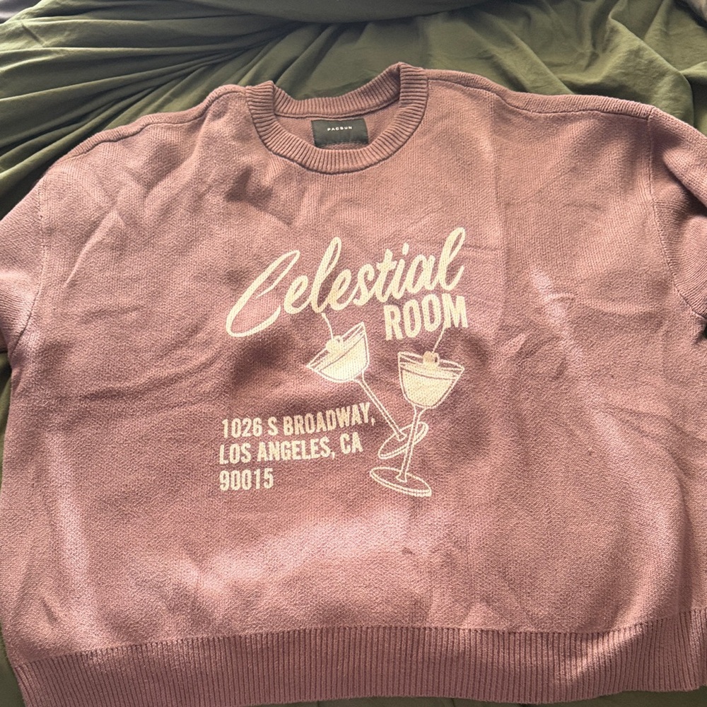 PacSun Celestial Room Mauve Sweater